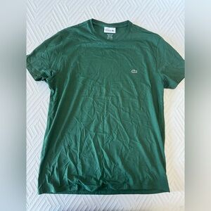 Lacoste green men t shirt